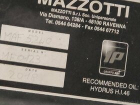 Samojízdný postřikovač Mazzotti MAF 5240 - 3
