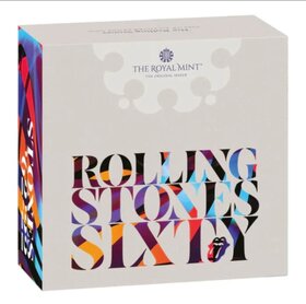 Stříbrná mince 2 oz PROOF Rolling Stones - 3