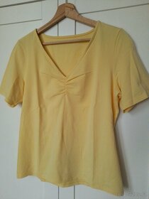 Žluté tričko ONLY (vel. XL) - 3