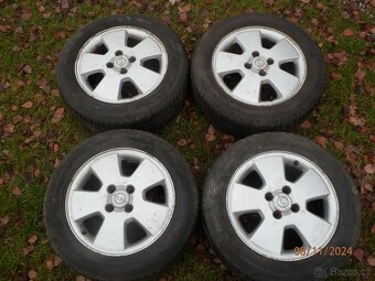 4xObuté letní lité kola na OPEL ASTRA G 195/60 R15 - 3