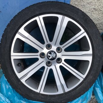 ALU disky 5x108 + zimní pneu 225/45 r17 - 3