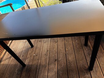 Pracovní černý stůl zn. IKEA - 3
