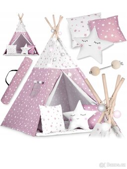 Dětský stan, Teepee - 3