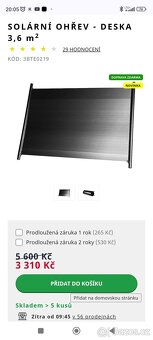 Solární ohřev k bazénu - 3