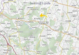 Prodej podílu 7/20 pole 3 282 m², Kostelec nad Černými lesy - 3