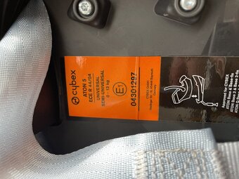 Autosedačka CYBEX ATON 5 ČERNÁ 0-13 kg - 3