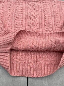 Zara Wool Knit Sweater Pink (L) - 3