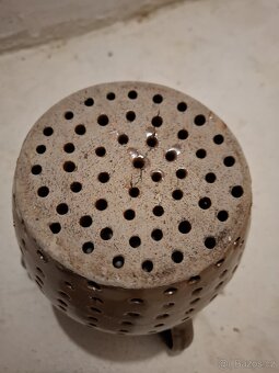 Starožitný kameninový hrnec povidlák - 3