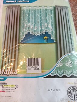 Záclona Majka š.340 x v.160cm nová české výroby - 3