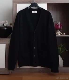 Zara pánský svetr kardigan vel. L/XL 100% vlna - 3