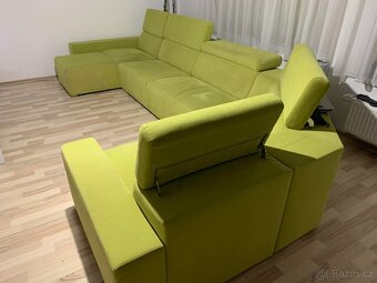 Světle zelená sedací souprava - 3