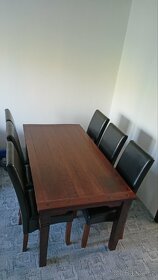 Jídelní stůl a 6 židlí - 3