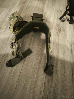 Bojový polstrovaný Molle opasek - Multicam Tropic - 3