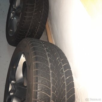 Alu kola 5×112 s zimni pneu 205/55/16 - 3