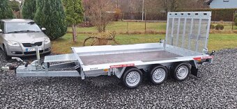 prodáno - BUILDER 3 3518/3 S 3,5T přívěs na minibagr - 3
