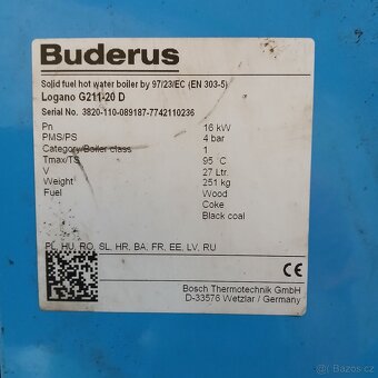 Kotel buderus  G211 - 3