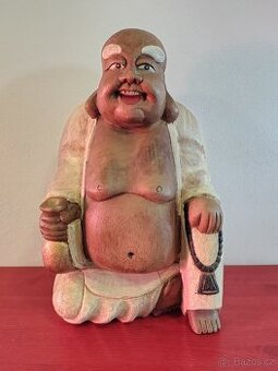 Budha dřevěný, 52 cm - 3