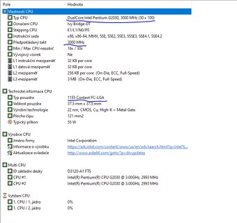 Intel Pentium G2030 - 3