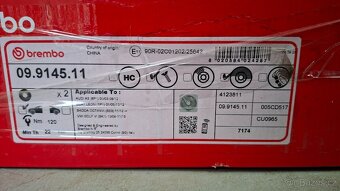 Brzdové kotouče Brembo PRIME LINE + destičky - 3