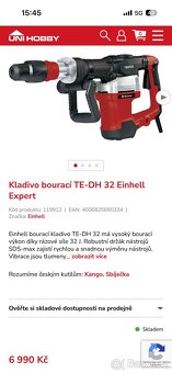 Bourací kladivo einhell - 3
