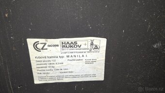 Krbová kamna 6,3 kw - 3