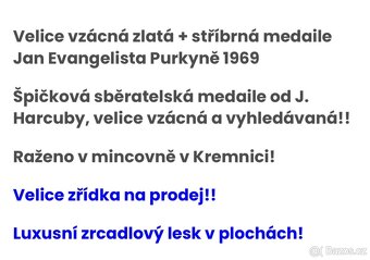 Zlato / sběratelskou sadu Čechoslovakia 1969 - 3