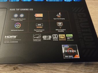 Asus TUF Gaming A15 FA507NUR 16GB ram - 3