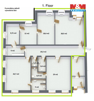 Pronájem obchod a služby, 160 m², Mladá Boleslav - 3