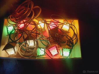 Retro vánoční lucerničky Svetlušky - 3