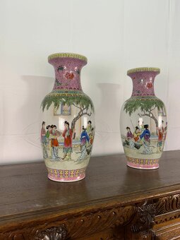 Porcelánové Čínské vázy (135027) - 3