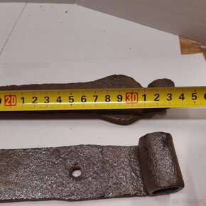 Železné panty na vrata nebo dveře -2ks - 3