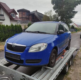 Skoda Fabia 2 1.4 MPI kombi modrá - 3