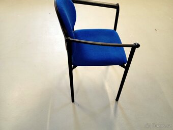 židle kovová čalouněná - 3