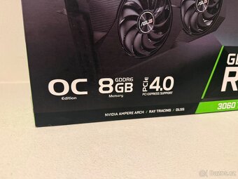 Prodám: Grafická karta ASUS GeForce RTX 3060 Ti - 3