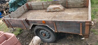 Vlečka 2kolka za traktor - 3