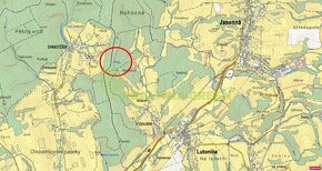 Lesní pozemek k.ú. Lutonina, okres Zlín, CP 3.011m2 - 3