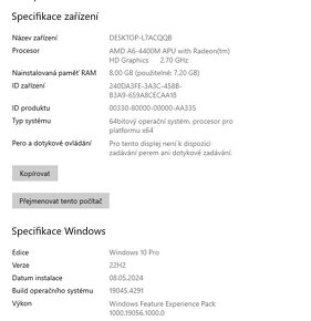 HP ProBook 455 G1,Win 10,SSD 250GB,RAM 8GB,15.6 palců - 3
