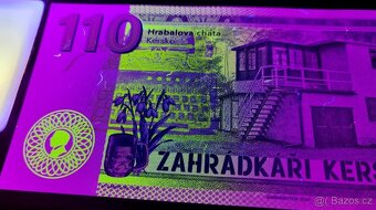 Bankovka 110 Bohumil HRABAL série BH, stav UNC - 3