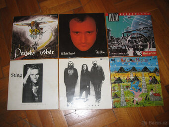 LP vinyly = Cyndi Lauper, ELO, Phil Collins a další. - 3