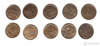 čs. oběžné mince 1946 - 1950, 60ks - 3