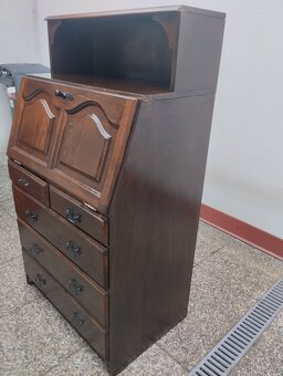 Rustikální nábytek, komoda z masívu, sekretář - 3