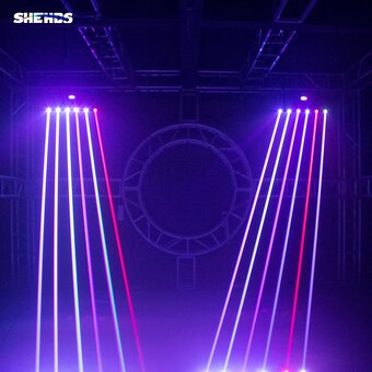 2ks 3000mW laser moving head Shehds nové, záruka, cena za ku - 3