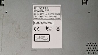 Autoradio Kenwood CD BT - 3