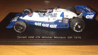F1 Tyrrell 008 #4 Patrick Depailler 1978 Spark S1730 1:43 - 3