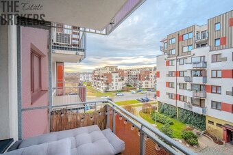 Prodej bytu 2+kk, 54,3 m2, balkon, garážové stání, novostavb - 3