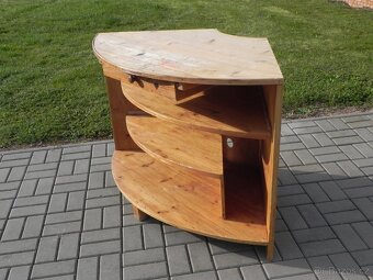 Starý rohový regál - stolek - 3