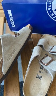 Kožené pantofle Birkenstock 38 - 3