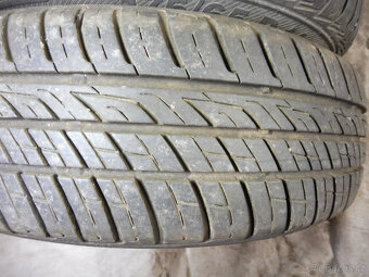 Prodám orig. 14" plech. kola + letní pneu na PEUGEOT 207 - 3