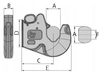 Navarovacie oka na ramena KAT 2 Zetor 5011-7745, 3011-6945 - 3