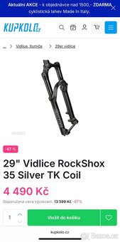 29" Vidlice RockShox 35 Silver TK Coil - 3